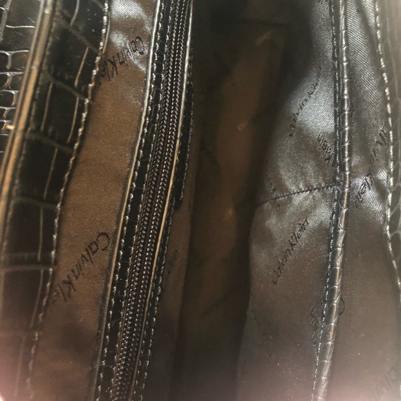 Calvin Klein Crossover Large Bkack Croco - Picture 8 of 8